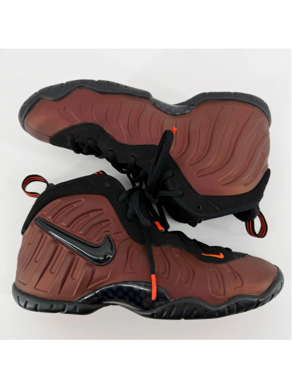 Nike Air Foamposite Pro GS Hyper Crimson Basketball Boys Size 6Y 644792-800